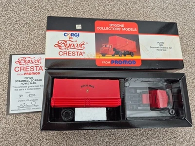 Corgi Classics 1/50 Bypost Cresta 1964 Scammell Scarab 3 Ton Royal Mail Truck - Immagine 1 di 4