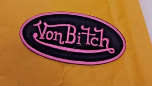 VON BITCH COLLECTABLE RARE VINTAGE PATCH EMBROIDED 2000'S METAL LIVE - Picture 1 of 1