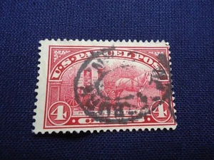 U.S. Stamps, Scott # Q4 Rural Carrier Used, 4 cent , Red, - Picture 1 of 5
