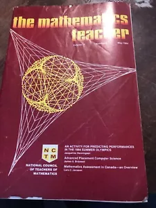 The Mathematics Teacher May 1984 Natl Council Of Teachers Of Mathematics Mag - Picture 1 of 7