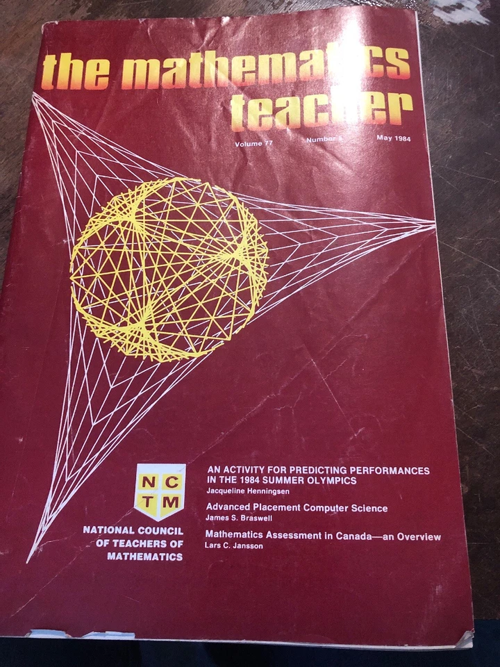 The Mathematics Teacher May 1984 Natl Council Of Teachers Of Mathematics  Mag - Image 1 of 4