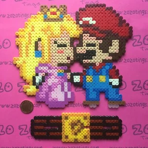 Mario Pixel Hochzeitstorte Topper - Bild 1 von 2
