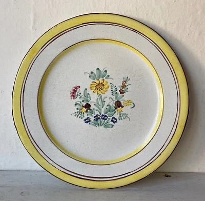 Piatto In Ceramica Arte Dipinto A Mano Ernst Syberg Danimarca 31 Cm Di Diametro - Immagine 1 di 4