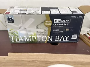 Hampton Bay Mena 44 in. LED Indoor/Outdoor Matte White Replacement Parts - Picture 1 of 21