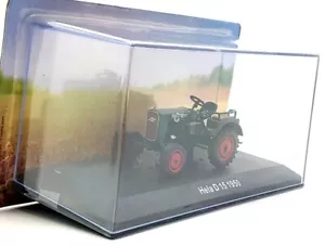 Hachette 1/43 Scale Model Tractor HL17 - 1950 Lanz Hela D15 Green - Picture 1 of 4