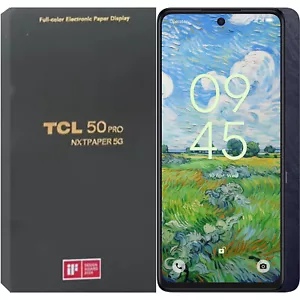 TCL 50 Pro NxtPaper 5G Moon Gray 512GB + 8GB Dual-SIM Unlocked Global NEW - Picture 1 of 5