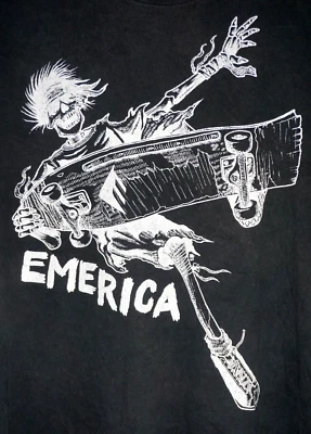 Camiseta Emerica Skateboard XL Para Hombres Esqueleto Patinador Grunge Y2K Camiseta Foto 1 de 4