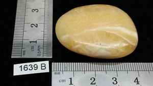 CALCITE ORANGE pierre plate galet de QUALITE mineraux lithotherapie esoterisme - Picture 1 of 1