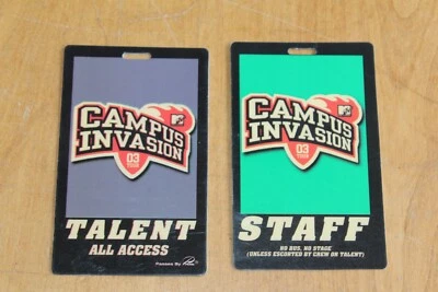 Fabolous Talib Kweli The Used Exies Finun   - 2 x Backstage Pass  - Image 1 of 2