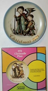 Hummel Limited Ed. Angel Christmas Plate by Schmid Bros. 1974 NEW in Box - Picture 1 of 11