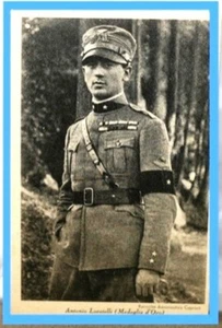 Foto Postkarte ANTONIO LOCATELLI - Goldmedaille - Sammlung Luftfahrt Caproni. - Bild 1 von 2