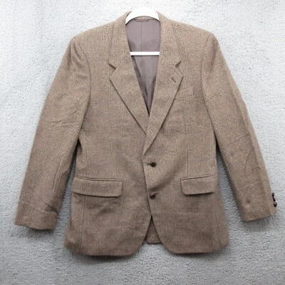 Chaqueta Blazer Abrigo Deportivo Jules Pilch Tweed Lana Camel Para Hombre 42 R Marrón Beige Foto 1 de 4