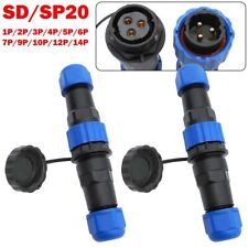 Reliable SP20 IP68 Waterproof Connector 2 14 Pins Ideal for Fountain Pumps