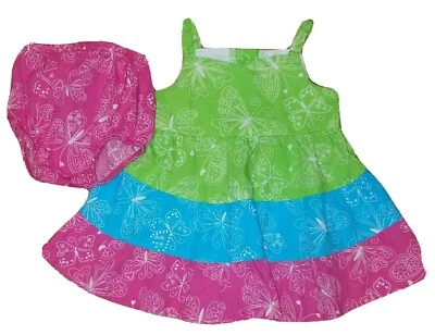 Conjunto de Vestido Mariposa y Florers Jessica Ann Estampado Paisley 6-9 Meses Foto 1 de 2