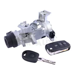 IGNITION SWITCH LOCK ASSEMBLY FOR VW JETTA 2006-2018 W/ REMOTE Control KEY SHELL - Picture 1 of 10