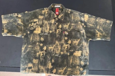 VTG Rare Mens M/L Marc Ecko, Faces Button Up Tee - Grunge, Street, Goth, Horror - Image 1 of 4