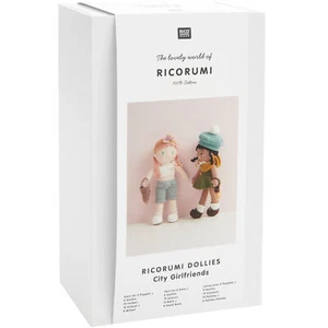 Rico Design Ricorumi Dollies City Girlfriends 19 colores juego de ganchillo muñecas ganchillo - Imagen 1 de 2