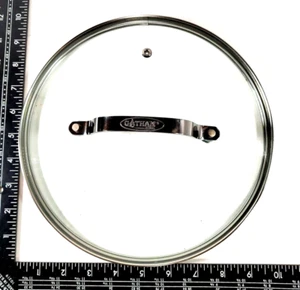 Gotham Stahl Ersatzdeckel belüftet Glas 9-3/4" außen, 9 1/4" innerer Rand - Bild 1 von 7
