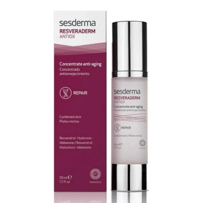 Sesderma Resveraderm Antiox Concentrado Antiedad Piel Combinada, 50 ml Foto 1 de 2
