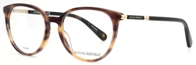 BANANA REPUBLIC Ada GMV Brown Horn Womens Round Eyeglasses 50-17-135 B:42 - Image 1 of 4
