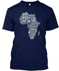 T-Shirt Toto Africa Lyrics To Bless Rain - Stopped Say Made in USA Größe S bis 5XL - Bild 1 von 1