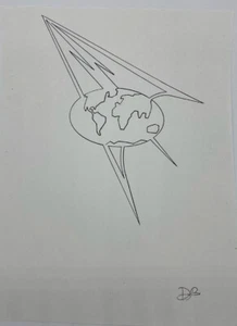 G.I. Joe: Sgt. Savage 1994 Produktion SIGNIERT Darrel Bowen KOPIE Modell Cel Zeichnung - Bild 1 von 2