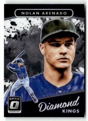 2017 Donruss Optic #9 Nolan Arenado Diamond Kings - Image 1 of 2