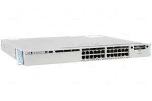 Cisco WS-C3850-24P-E 24x RJ-45 1Gb IPSERVICES Power over Ethernet Switch - Picture 1 of 7