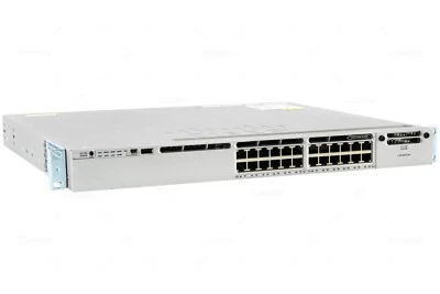 Cisco WS-C3850-24P-E 24x RJ-45 1Gb IPSERVICES Power over Ethernet Switch - Image 1 of 4