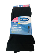 Dr Scholls Womens Shoe Size 8-12 One Pair Graduated Compression Knee High