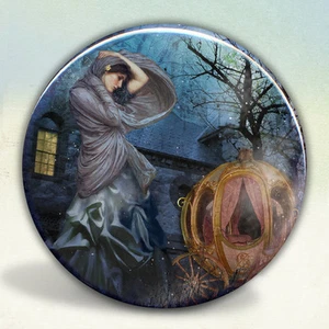 Specchio tascabile Cenerentola Waterhouse fiaba tartx - Foto 1 di 3
