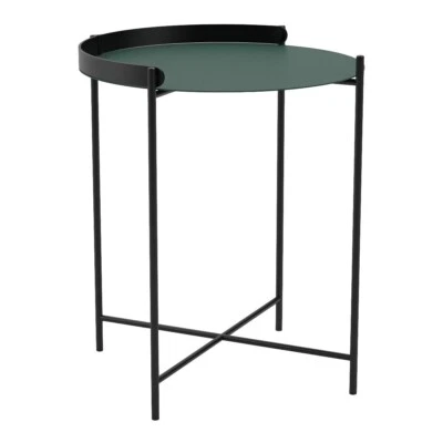 Houe Edge Side Tray Table Outdoor Indoor Easy To Move Powder Coated Steel Handle - Image 1 of 4