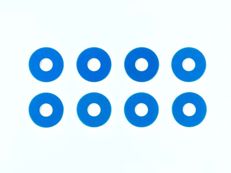 Tamiya 54573 0.75mm Wheel Spacer (Blue,8pcs) For 1/10 RC Car Buggy Parts OP1573 - Image 1 of 1