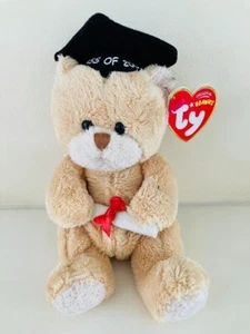 TY SCHOLAR DER BÄR BEANIE BABY BRANDNEU MIT ETIKETT - Bild 1 von 1
