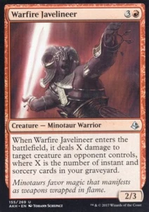 WARFIRE JAVELINEER 155/269 AMONKHET MTG MAGIC CASI NUEVO - Imagen 1 de 1