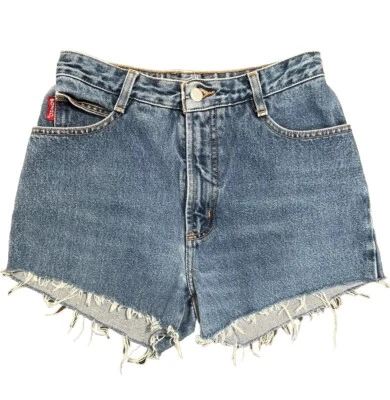 Pantalones Cortos Vaqueros Bongo Vintage Años 90 Para Mujer Talla 5 Azul Denim 100% Algodón Foto 1 de 4