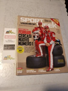 SPORT WEEK N.10 (345) 2007 RAIKKONEN MASSA FERRARI NUMERO 1  (D10) PD - Foto 1 di 1