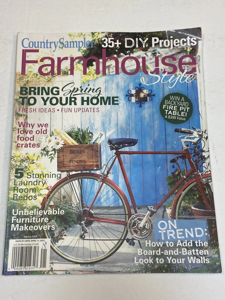 Farmhouse Style Magazine DIY Spring 2022 Board and Batten Walls Laundry Room Fun - Image 1 of 1