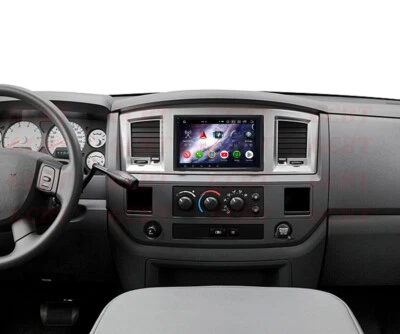 For 2008 2009 Dodge Ram 2500 Radio Apple Carplay Android 14 GPS Navi WiFi BT Foto 1 de 4
