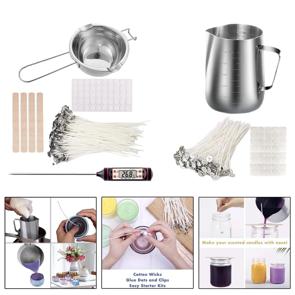 Candle Making Kit Candle Wick Stickers Easy Operation Candle Wicks Supplies - Image 1 of 1