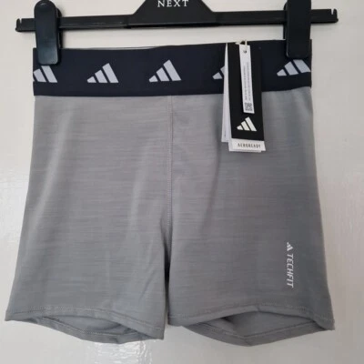 Adidas Techfit Mens Compression Baselayer Shorts Tight Fit Grey Mens Size S 3' - Image 1 of 4