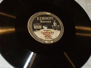 Edison Diamantscheibe MARY ZENTAY Paganini-Kreisler Caprice XIII/Azt Mondjak Sehr guter Zustand + - Bild 1 von 2