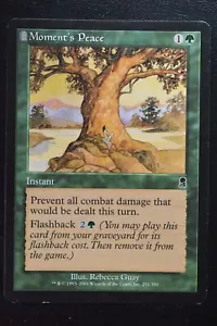 Magic The Gathering MTG MOMENT'S PEACE Odyssey LP Lightly Played - Picture 1 of 2