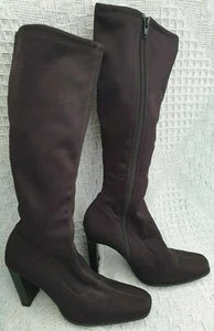 ladies knee high Boots - size 5 - Black - Brand New - Picture 1 of 7