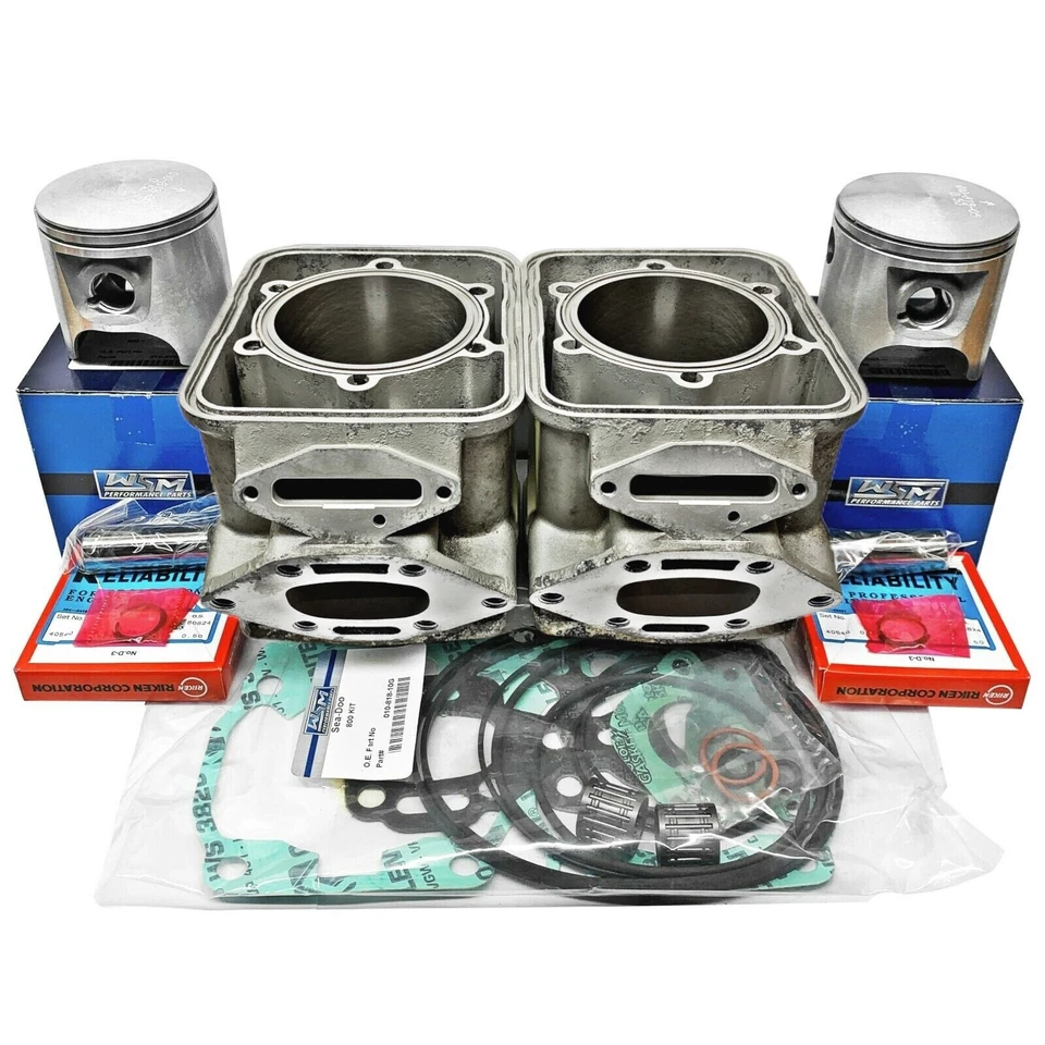 50mm Sea-Doo 800 Carb Cylinders Pistons 1995-1999 82.50mm 6923212 6A5-F1 - Image 1 of 1