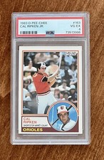 1983 O-Pee-Chee #163 Cal Ripken Jr. HOF