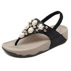 Womens Summer Bling Sandals Fit Flop Mule Slipper Sandals