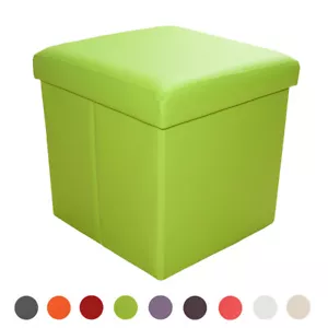 Sitzhocker Faltbare Sitzbank mit Stauraum Aufbewahrungsbox Sitzwürfel 38/76cm - Bild 1 von 133