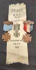 Women’s Relief Corps No 9 MEADE YAKIMA Bellingham WA 1931 CONV MEDALS AND RIBBON