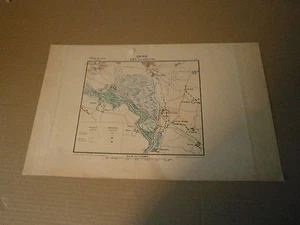 Carte plan Guerres Napoléonienne bataille de Arcole 1796 (Empire Consulat) - Imagen 1 de 1